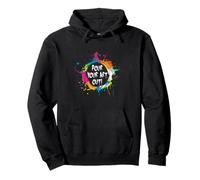 Artist Pour Your Art out Paint Splash Creative Cita Diseño Sudadera con Capucha