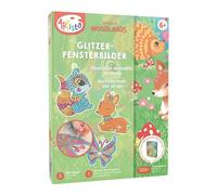 Artista 9301944 - Juego de manualidades con purpurina para ventana, juego creativo en práctica caja de almacenamiento, kit de bricolaje para niños a partir de 6 años