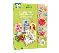 Artista 9301956 - Kit de manualidades con prensa de flores y decoración, juego creativo con tarjetas decorativas en práctica caja de almacenamiento, kit de bricolaje para niños a partir de 6 años