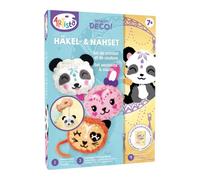 Artista 9301959 Juego de ganchillo y costura de animales, juego creativo en práctica caja de almacenamiento, kit de manualidades para niños a partir de 7 años, principiantes, ganchillo, aprender a