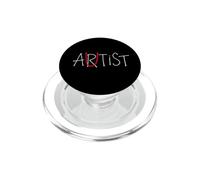 Artista Autista Divertido Juego de Palabras Palabra Mordaza Autismo Conciencia PopSockets PopGrip para MagSafe