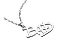 Artista Cantante BAD Collar Rock Roll Eterno Clásico MJ Colgante Hot Charm Punk Joyería