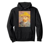 Artista con Sombrero de Paja 1887 Obra de Vincent Gogh Sudadera con Capucha