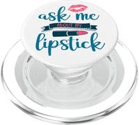 Artista de Maquillaje Diciendo Pregúntame Acerca de mi lápiz PopSockets PopGrip para MagSafe
