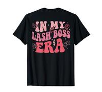 Artista de pestañas personalizable, In My Lash Boss Era, palabra en la parte posterior Camiseta