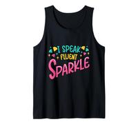 Artista De Pintura De Diamantes I Speak Fluent Sparkle Camiseta sin Mangas