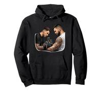Artista del Tatuaje creando Escena de Arte Corporal Sudadera con Capucha