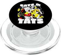 Artista del Tatuaje Gato Funny Cats & Tatts Cute Japanese Dragon PopSockets PopGrip para MagSafe