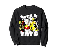 Artista del Tatuaje Gato Funny Cats & Tatts Cute Japanese Dragon Sudadera