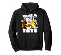 Artista del Tatuaje Gato Funny Cats & Tatts Cute Japanese Dragon Sudadera con Capucha