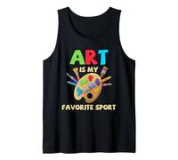 Artista Humor Arte Es Mi Paleta Deportiva Favorita Pintura Diversión Camiseta sin Mangas