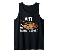 Artista Humor Arte Es Mi Paleta Deportiva Favorita Pintura Diversión Camiseta sin Mangas