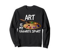 Artista Humor Arte Es Mi Paleta Deportiva Favorita Pintura Diversión Sudadera