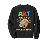 Artista Humor Arte Es Mi Paleta Deportiva Favorita Pintura Diversión Sudadera
