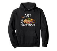 Artista Humor Arte Es Mi Paleta Deportiva Favorita Pintura Diversión Sudadera con Capucha