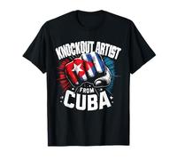 Artista Knockout de Cuba Orgullo de Boxeo Cubano Camiseta