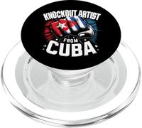 Artista Knockout de Cuba Orgullo de Boxeo Cubano PopSockets PopGrip para MagSafe