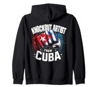Artista Knockout de Cuba Orgullo de Boxeo Cubano Sudadera con Capucha