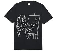 Artista Pincel Linea Contínua Comfort Colors Adult Heavyweight T-Shirt