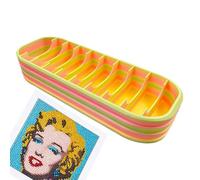 Artistas De 10 Compartimentos. Contenedor De Joyas De 200g Para Viajes, Hogar, Dormitorios Escolares. Diseño De 20,5x7x5cm, Bolígrafos Organizadores, Elaboración De Decoración Moderna E Innovadora, Or