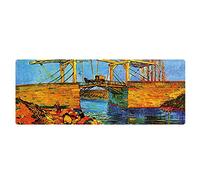 Artiste Peinture À L'huile Grand Tapis De Souris En Caoutchouc Personnalité Paysage Personnalisé Personnalisé Tapis De Souris chariot 11.8X31.5X0.08 dans