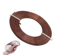 Artistic Cable For Crochet Jewelry Making Earring Model Building Gardening Sculptors Electricians Hobbyists | Aluminum Wire - Flexible Flat Colored Aluminum Craft Wire,