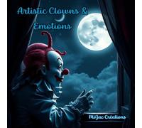 Artistic Clowns & Emotions - gray scale coloring book: An artistic grayscale coloring book designed to bring calm, creativity and emotion into your daily life.
