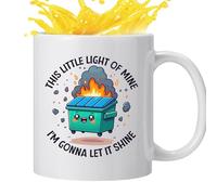 Artistic Coffee Mug - Stoneware Hot Cup, Tea Cups with 350ml Capacity, Stylish Mug for Morning Coffee, Home Mugs, Drink Cup for Parties, Work Breaks and Travel Use