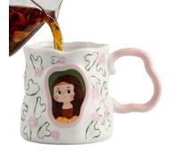 Artistic Coffee - Novelty Drinkware for Daily Sipping | 380ml Heat Resistant Ceramic with Famous Painting Print & Lightweight Comfort Grip for Home Kitchen, Office Desk, College Dorm and Apartment Liv