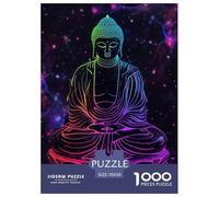 Artistic Estatua de Budas Puzzle 1000 Piezas para Adultos Y Niños Mayores De 12 Años Rompecabeza Clásicos Juguetes Desafiantes Multicolor 70x50cm/1000pcs