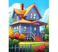 Artistic Gardens - 500 pages talking about gardens houses and flowers coloring book for kids and adults.: Coloring inspiration from beautiful natural landscapes.