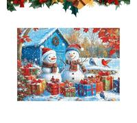 Artistic Jigsaw Game - 1000 piezas Family Activity, Entertainment Women Men Adults, Precision Interlocking Components Construction, Promotes Relaxation Logical Thinking, Christmas New Year Recreation
