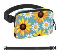 Artistic Sunflowers-290 - Riñonera para hombres y mujeres, riñonera con correa ajustable, bolsa cruzada de moda para viajes, al aire libre, correr, senderismo, multicolor, multicolor,