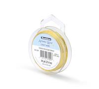 Artistic Wire Beadalon Alambre para Manualidades (Calibre 26, 27,4 m, no se deslustra), Color Dorado