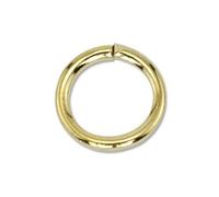 Artistic Wire Beadalon - Anillo de salto (144 piezas, 10 mm, sin níquel), color dorado