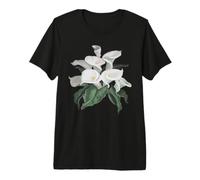 Artístico Crema Blanco Calla Lirios Ramo Aislado Camiseta Premium