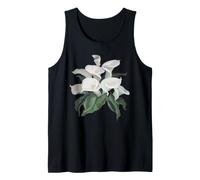 Artístico Crema Blanco Calla Lirios Ramo Aislado Camiseta sin Mangas