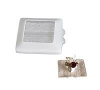 Artistics Bowknot Silicona para Fundición de Resina Organizadores de Joyería Suministros de Artesanía Silicona para Organizadores de Cosméticos Bandejas