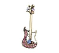 Artistics - Pin de violín musical con diseños retro, accesorio de joyería para mujeres de moda, uso diario, ocasiones especiales, elegante joyería retro de violín, talla única, como se describe