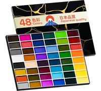 Artistro Set de Acuarelas - 48 Colores Ricos en Pigmentos, XL Godets, ASTM-I Alta Resistencia a la Luz, Gran Intensidad de Color - Para Adultos & Niños