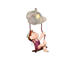 Artists' Favorites Playful Angel Handcrafted Christmas Ornament Sculpted by Donna Lee - 1989 Hallmark Keepsake Ornament Series by Hallmark Cards