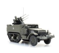 Artitec 6870565 - 1/87 / H0 US M16 Half Track Antiaéreo - Nuevo