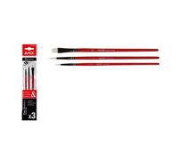 ARTIX Set 3 Pinceles Fibra SINTÉTICA ÓLEO - ACRÍLICO - Acuarela (PP391-01)