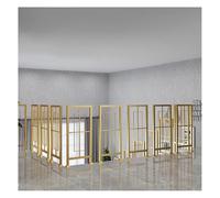 Artiz Kit De Pasamanos De Escalera De Metal Y Hierro, Pasamanos Moderno para Interiores Y Exteriores, Ideal para Hoteles, Villas, Áticos, Terrazas Y Balcones.(Gold-45x105cm,1PCs)