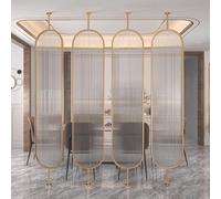 Artiz Panel Divisor De Ambientes De Vidrio Templado, Mampara Divisoria De Vidrio Translúcido Poste Moderno De Un Solo Panel para Crear Privacidad(4 Panels,170x40cm/66.9x15.7in)