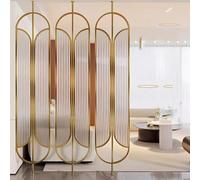 Artiz Panel Divisor De Ambientes De Vidrio Templado, Pantalla De Privacidad Giratoria 360° Separador De Ambientes Independiente para Decoración del Hogar Y La Oficina(1 Panel,135x40cm/53.1x15.7in)