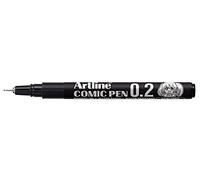 Artline EK-282 NE - Rotulador calibrado micrométrico, 0.2 mm, color negro