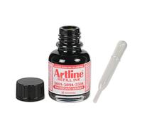 Artline ESK-50A-NE - Tinta para rotulador de pizarra blanca, 20 ml, color negro
