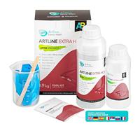 ARTline Kit Resina Epoxi Manualidades Completo - Resina Epoxi Transparente Kit para Principiantes y Artesanos - Alta Viscosidad - 0.9 kg, Relación 2:1 Perfecto para Madera, verter en moldes, Arte