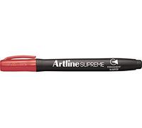 ARTLINE - Lote de 3 rotuladores "Supreme EPF-700" permanente indeleble punta cónica 1 mm rojo